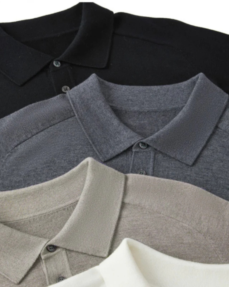 Veltic Torino Men's Wool Polo Shirt