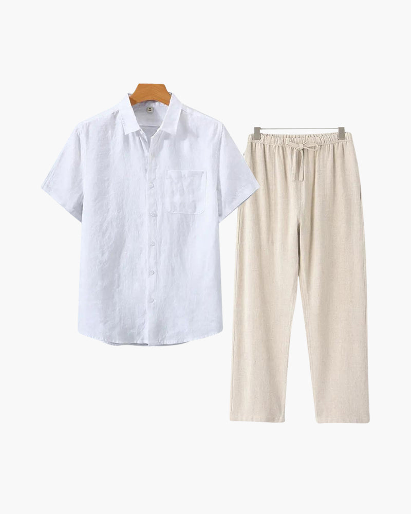 Veltic Positano Men's Linen Set
