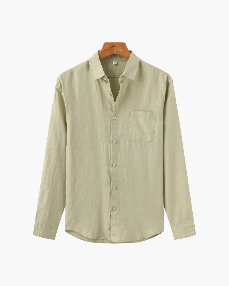 Veltic Saluzzo Men's Linen Shirt