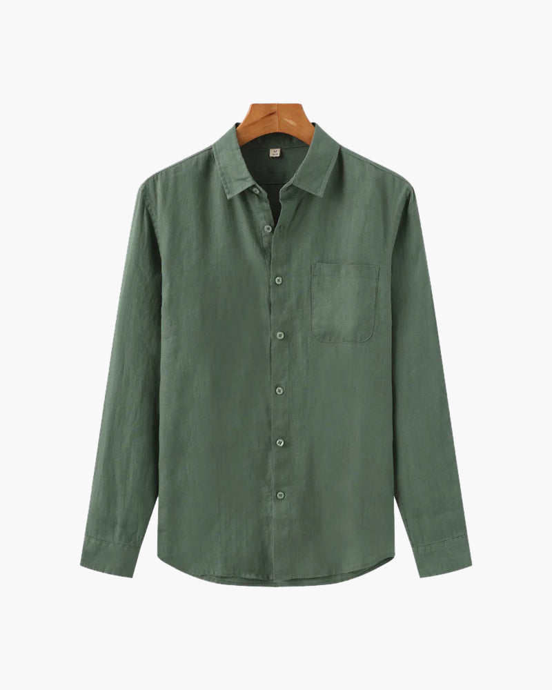 Veltic Saluzzo Men's Linen Shirt