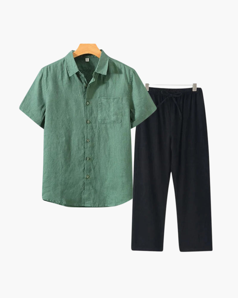 Veltic Positano Men's Linen Set