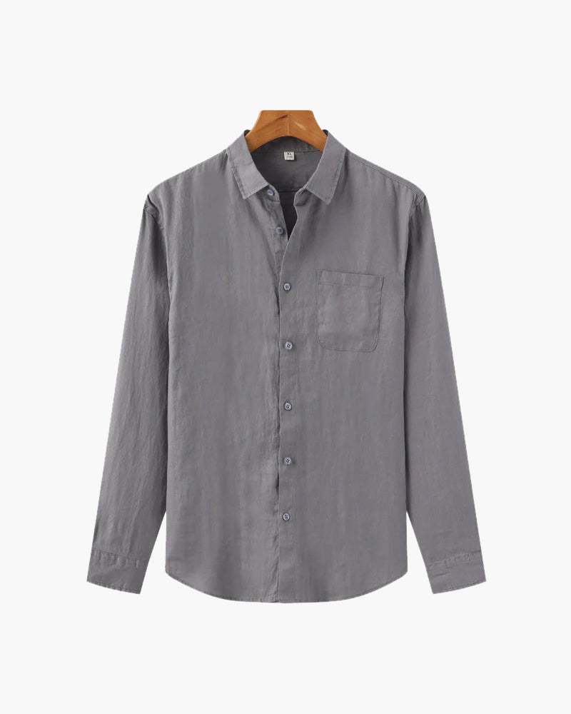 Veltic Saluzzo Men's Linen Shirt