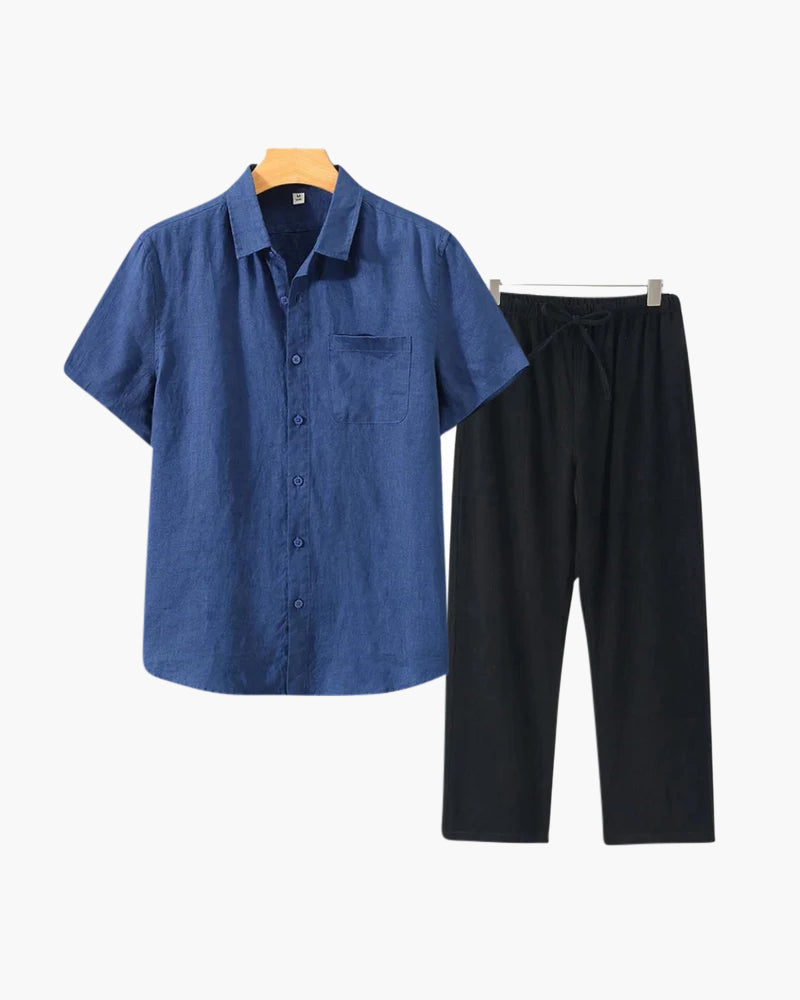 Veltic Positano Men's Linen Set
