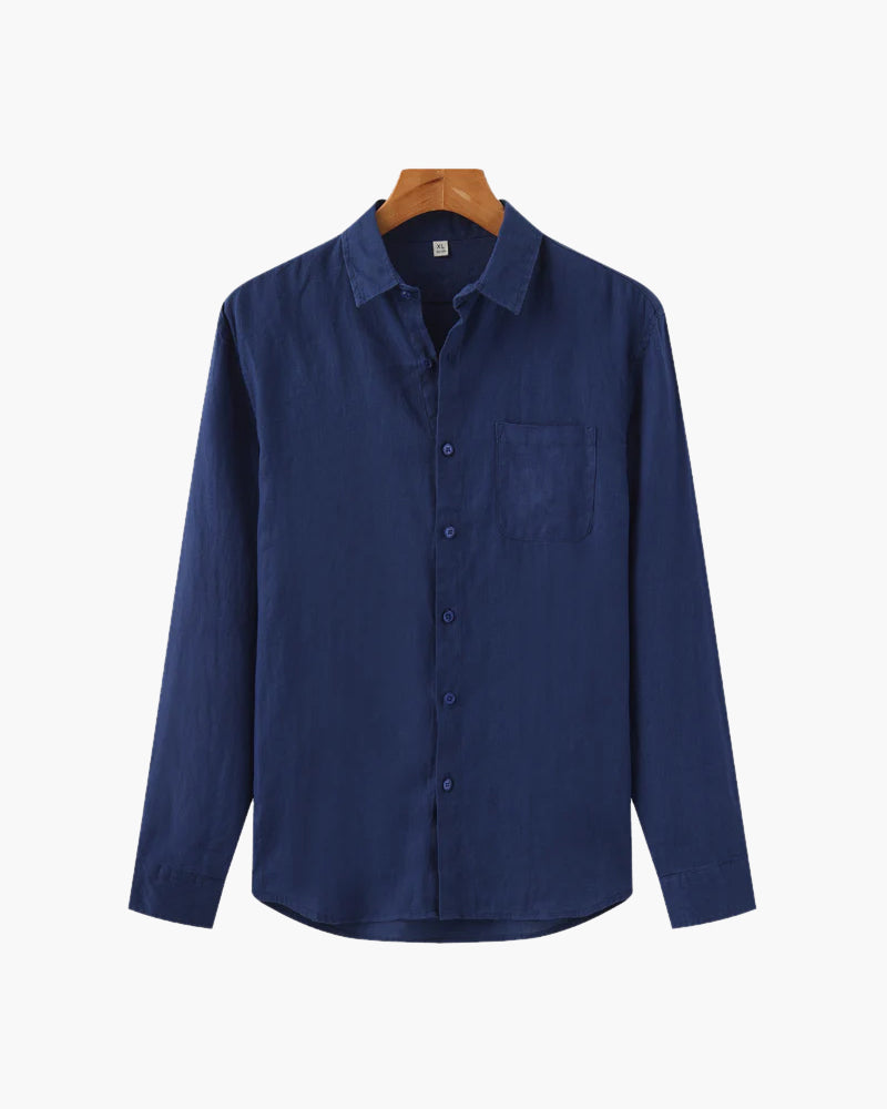 Veltic Saluzzo Men's Linen Shirt