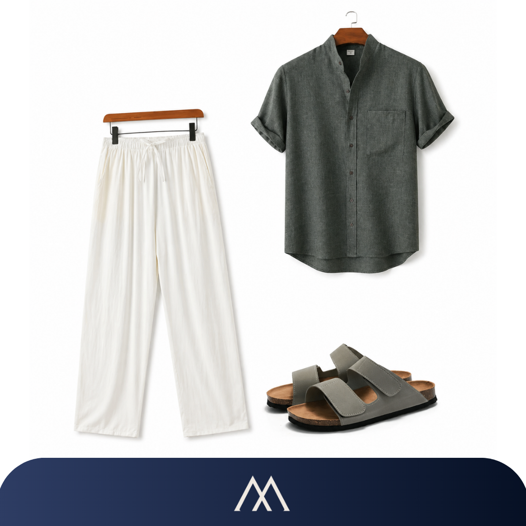 Veltic Amalfi Men's Linen Set