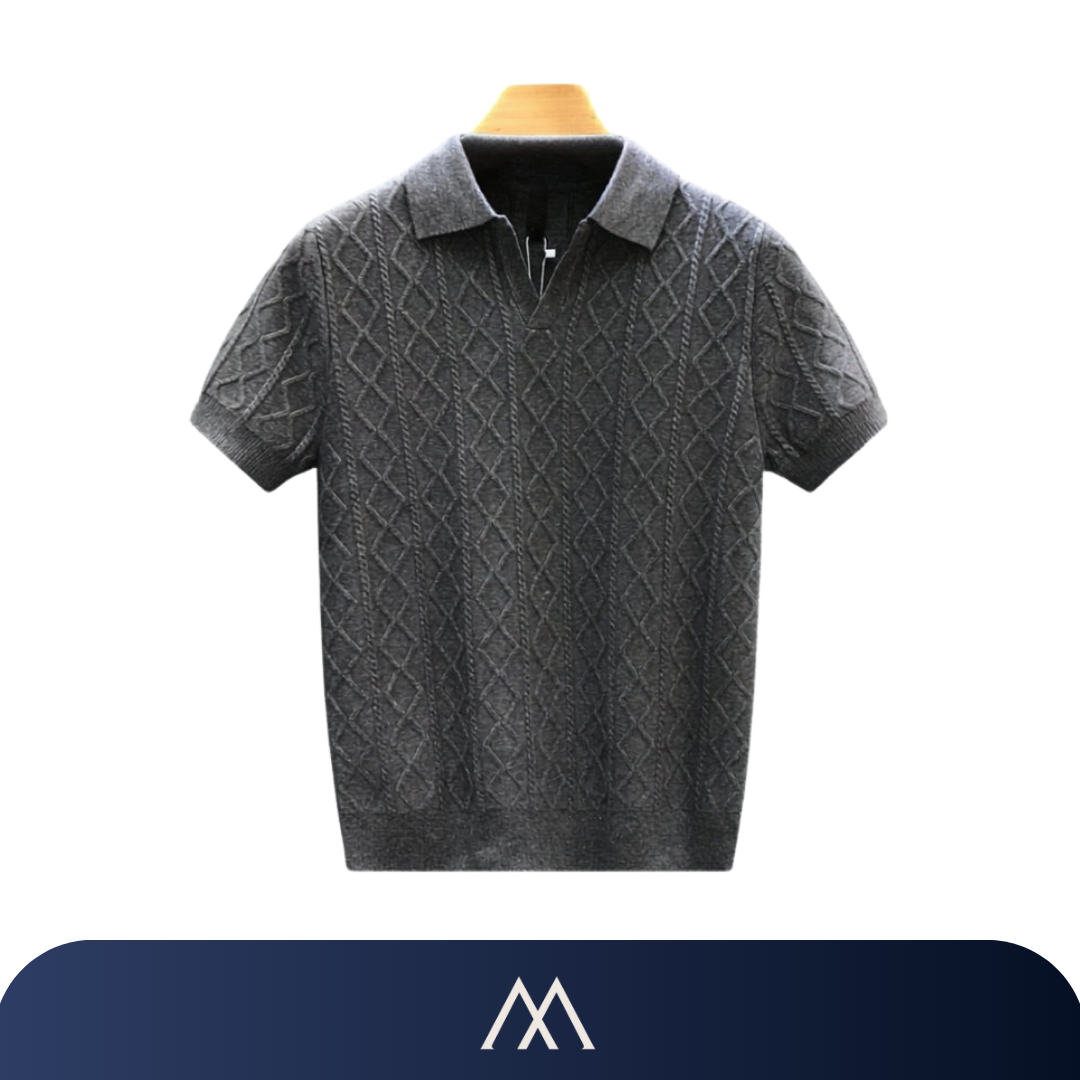 Veltic Treviso Men's Knit Polo Shirt