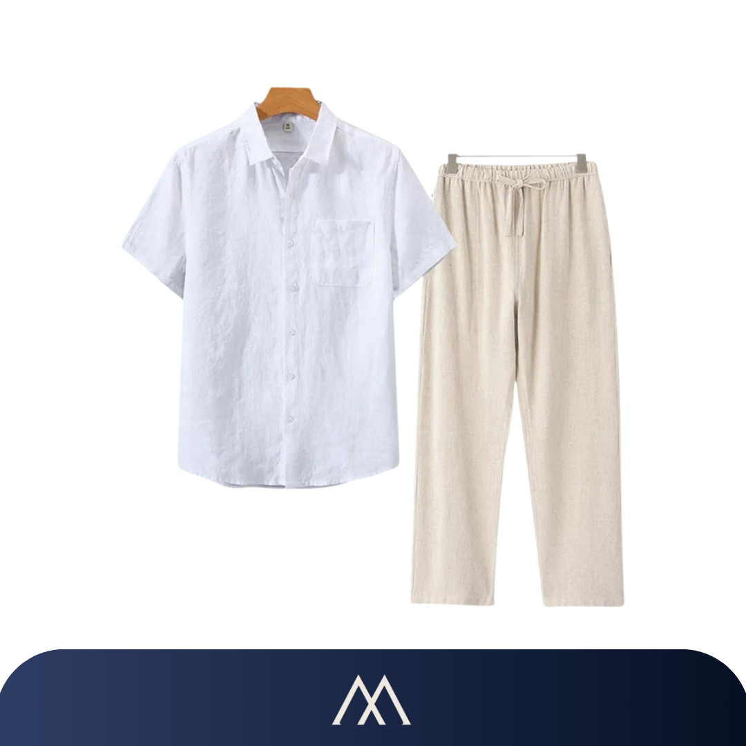 Veltic Positano Men's Linen Set