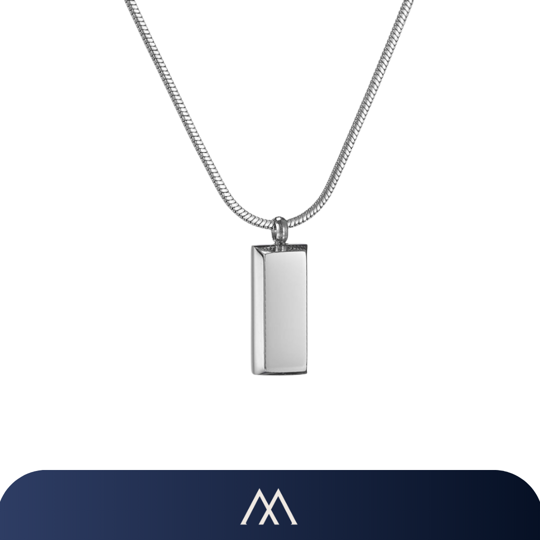 Veltic Torino Minimal Bar Men's Necklace