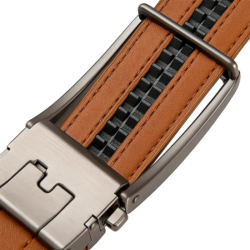 Veltic No-Hole Belt | Light Brown