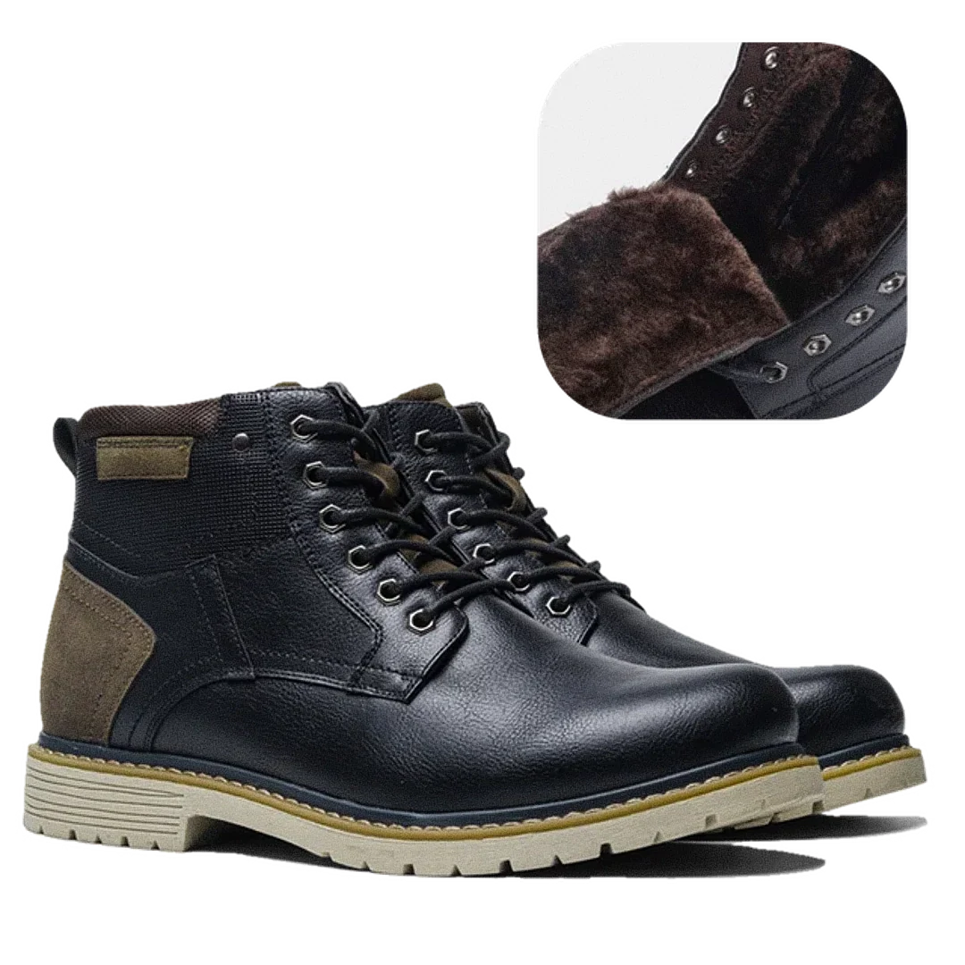 Men's Leather and Suede Michigan Boot - Veltic
