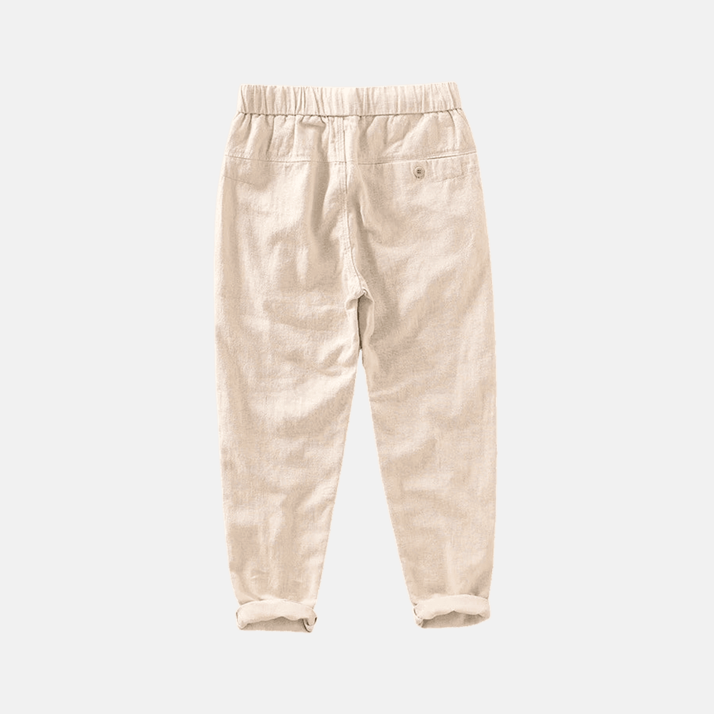 Men's Linen Trousers Santorini - Veltic