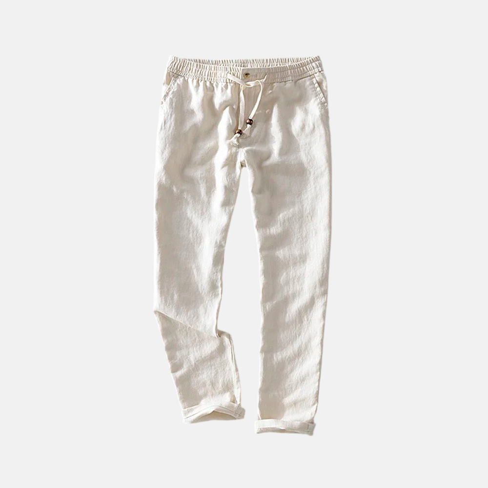 Men's Linen Trousers Riviera - Veltic