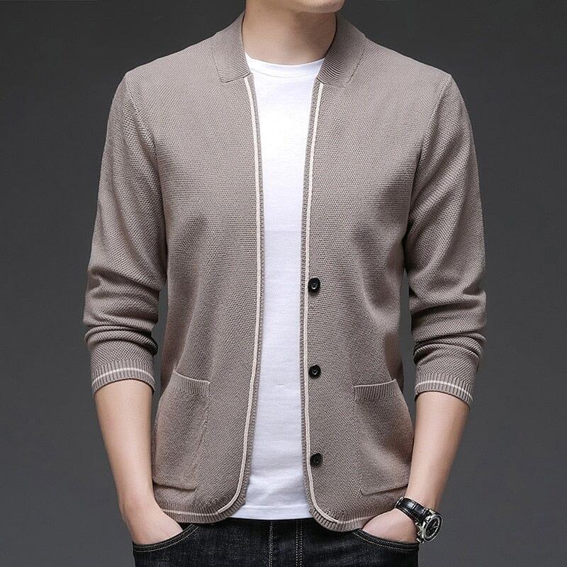 Men's Slim Knit Cardigan - Veltic
