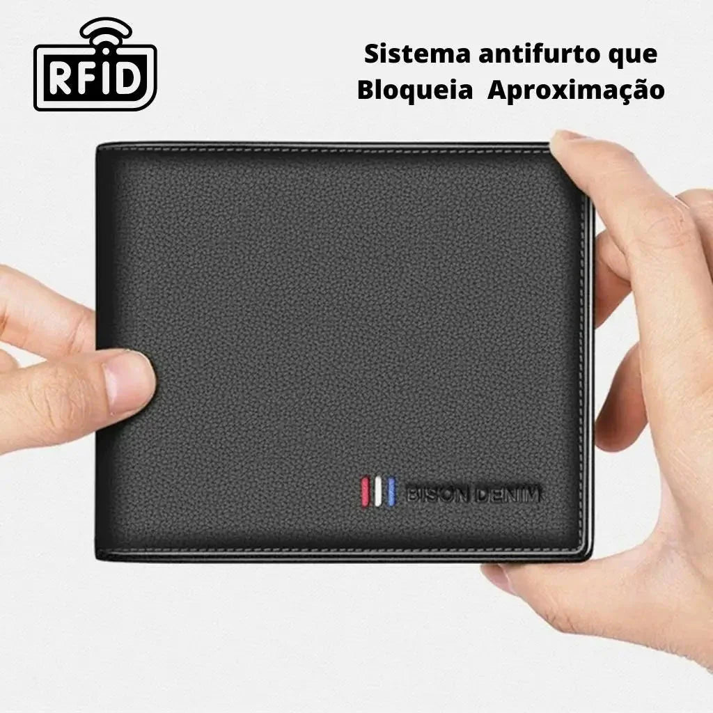 Men's Veltic Denim Wallet - Paris - Veltic