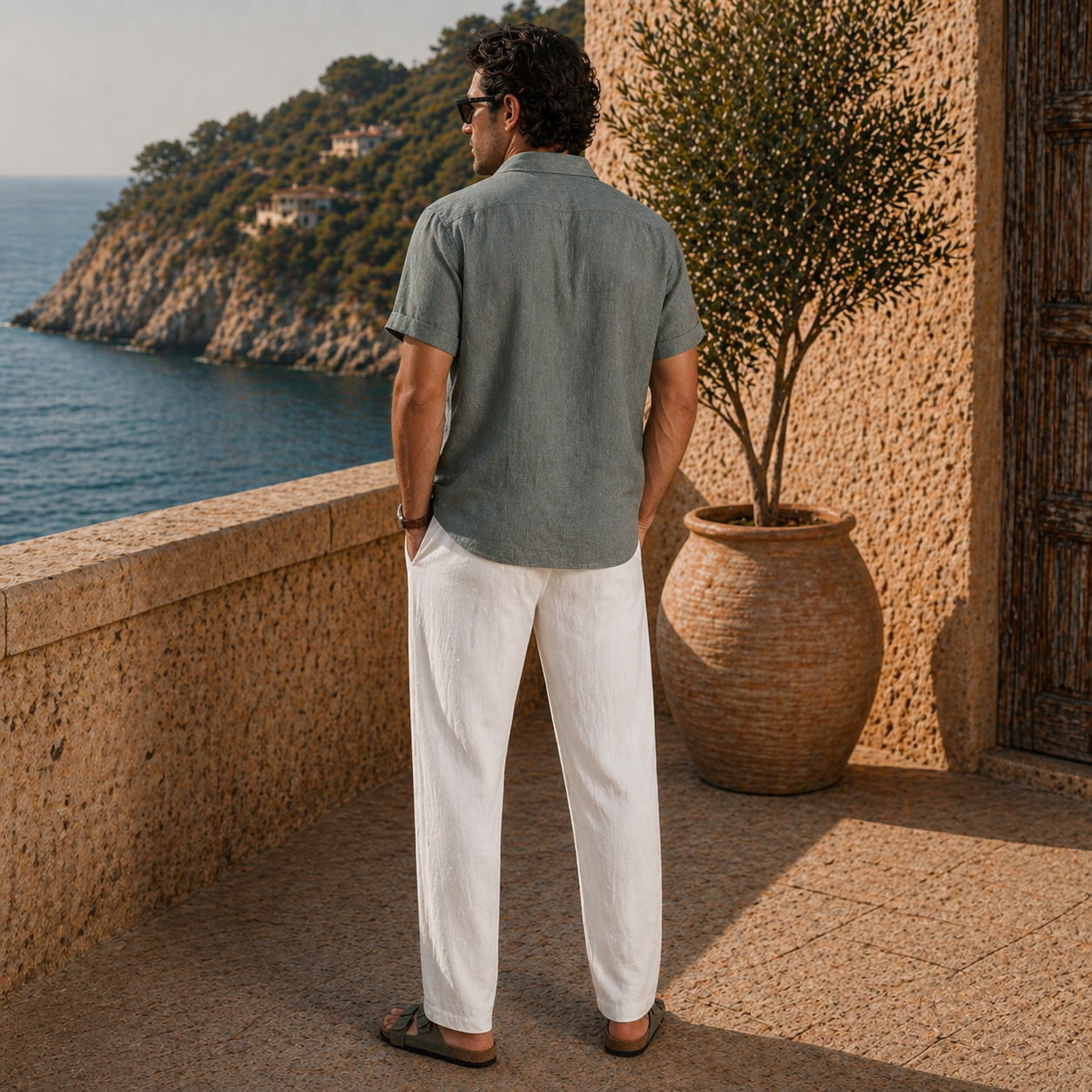 Veltic Amalfi Men's Linen Set