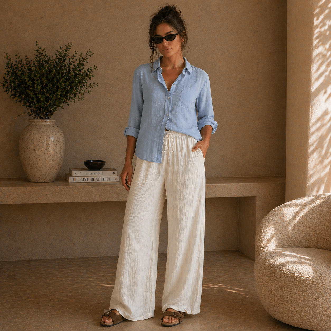 Veltic Bellagio Women's Linen Look