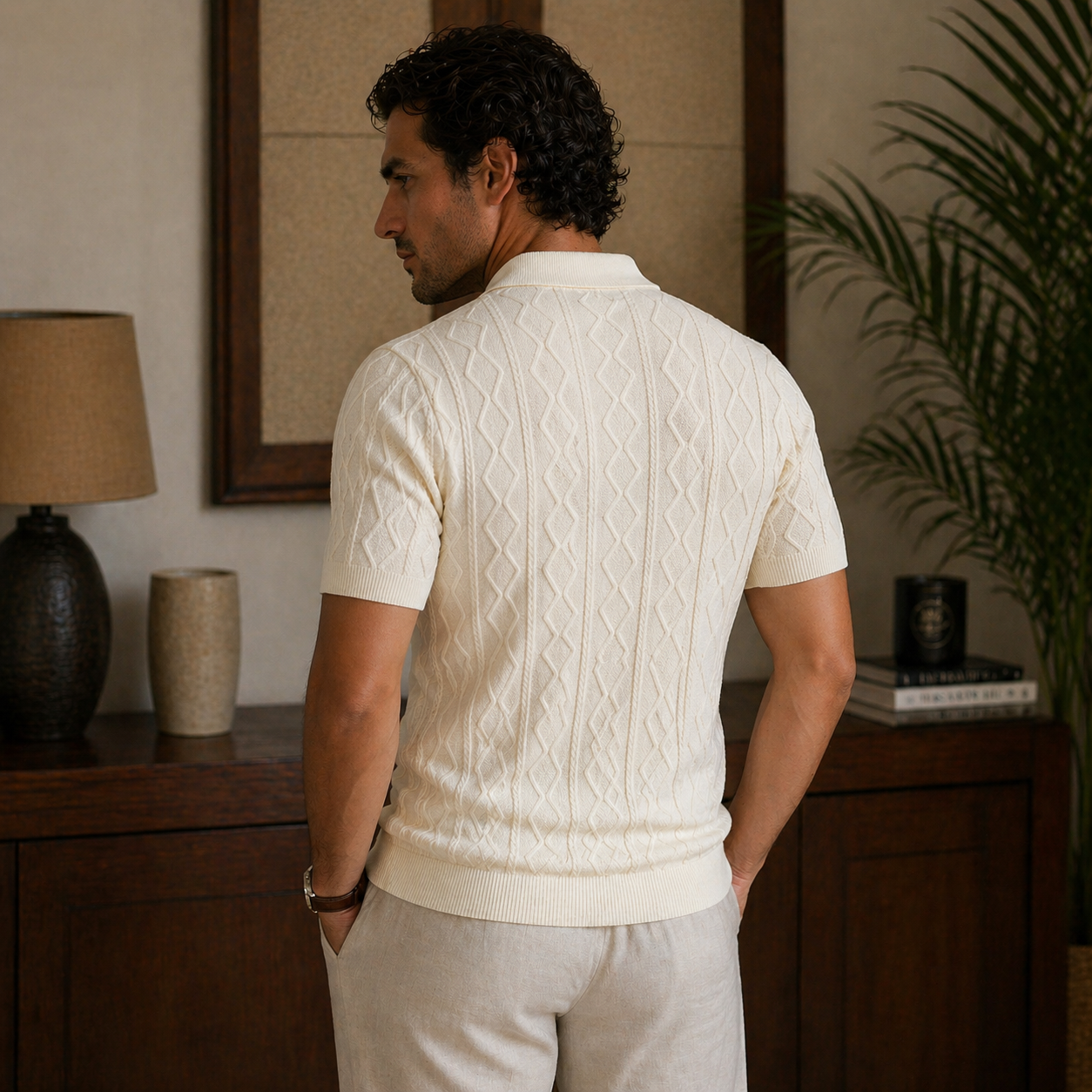 Veltic Treviso Men's Knit Polo Shirt