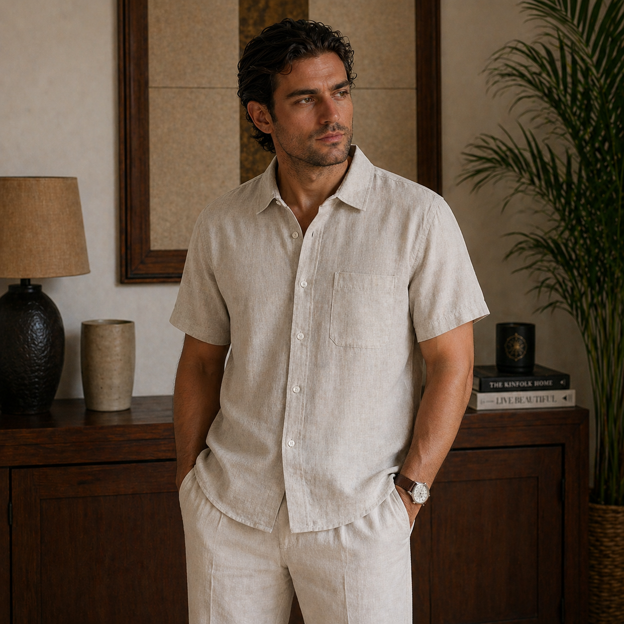 Veltic Firenze Men's Linen Shirt