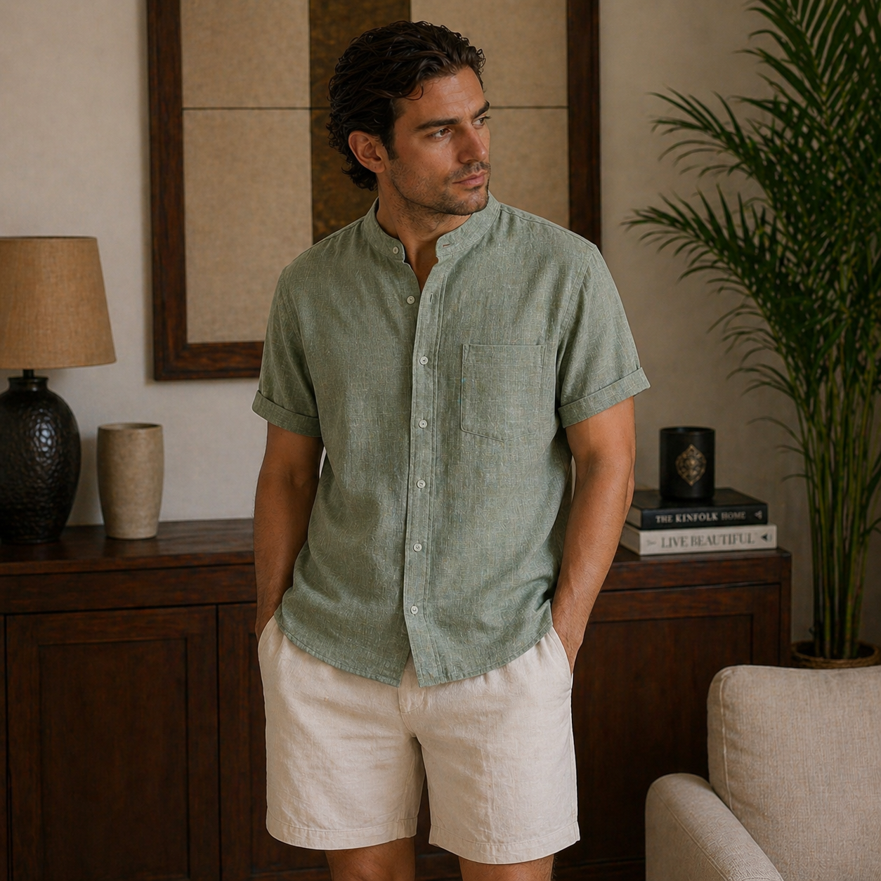 Veltic Salerno Men's Linen Shirt