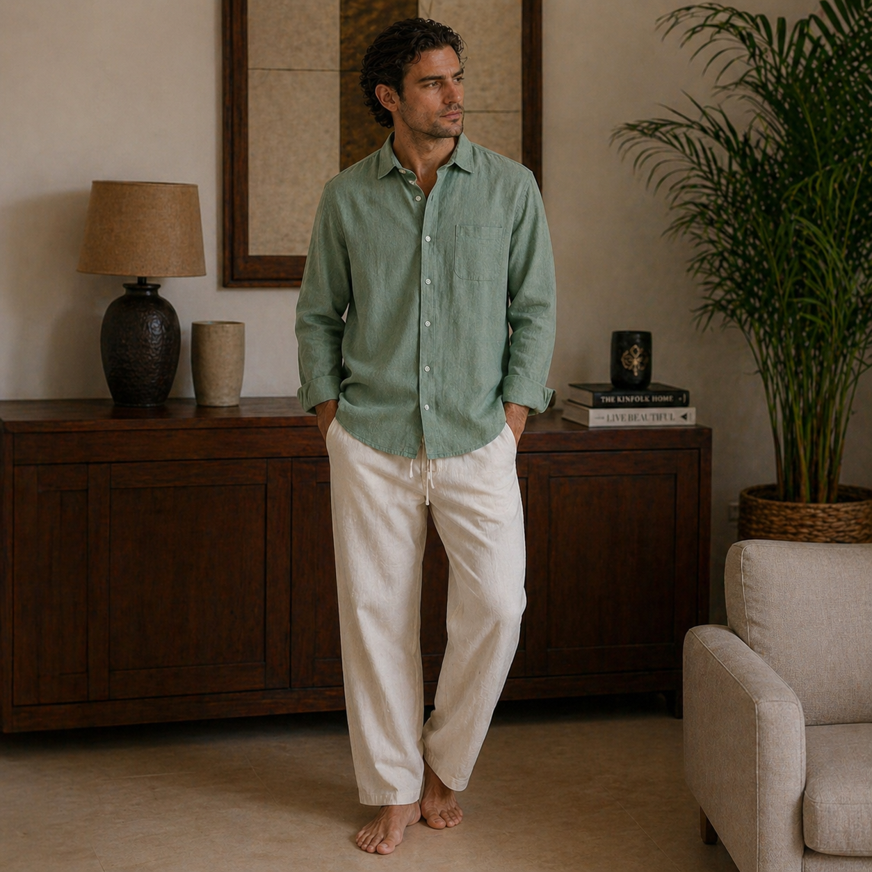 Veltic Brescia Men's Linen Set