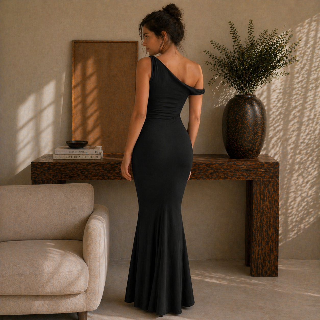 Veltic Capri One Shoulder Women's Dress