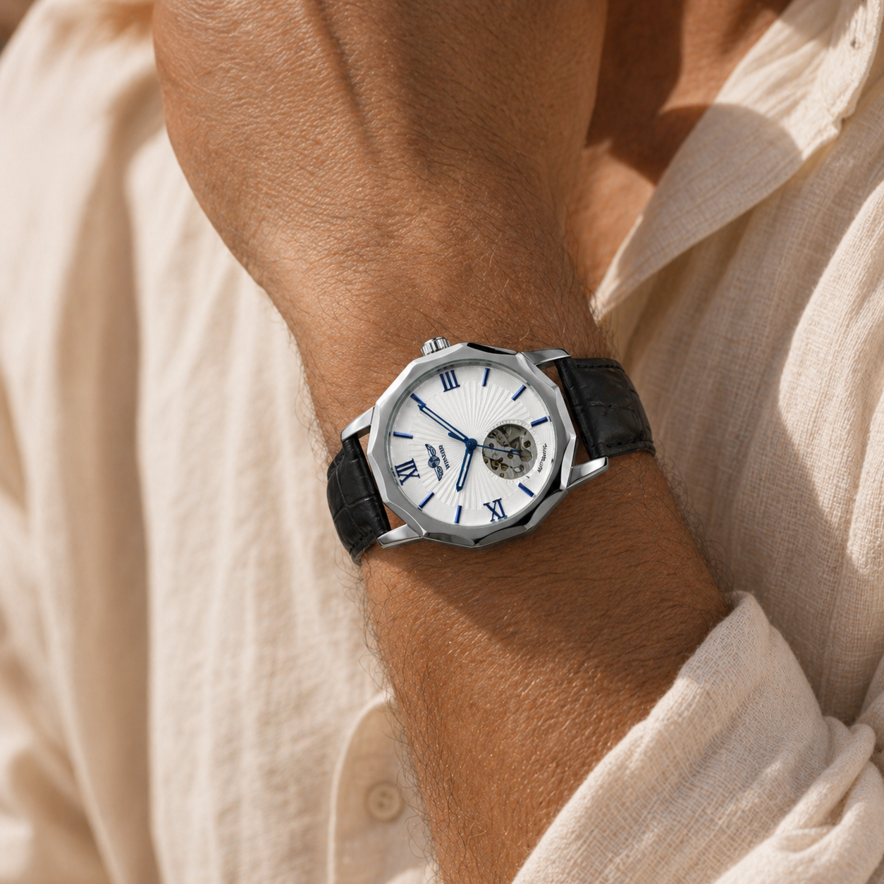 Veltic Genova Automatic Skeleton Men's Watch