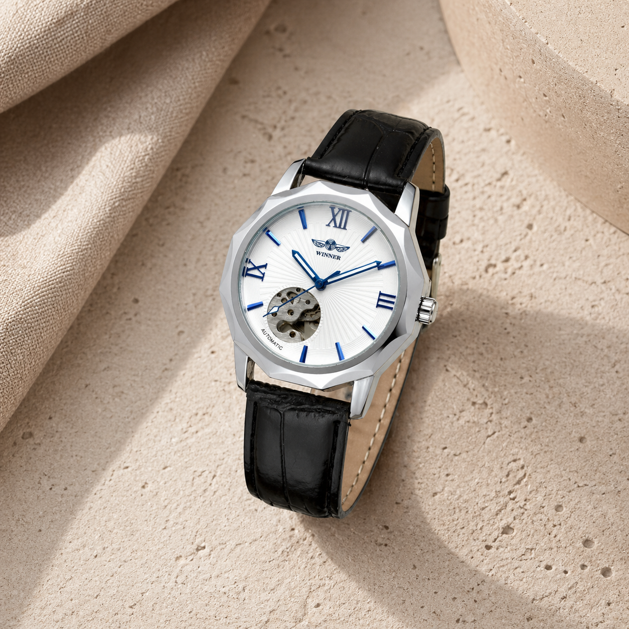 Veltic Genova Automatic Skeleton Men's Watch