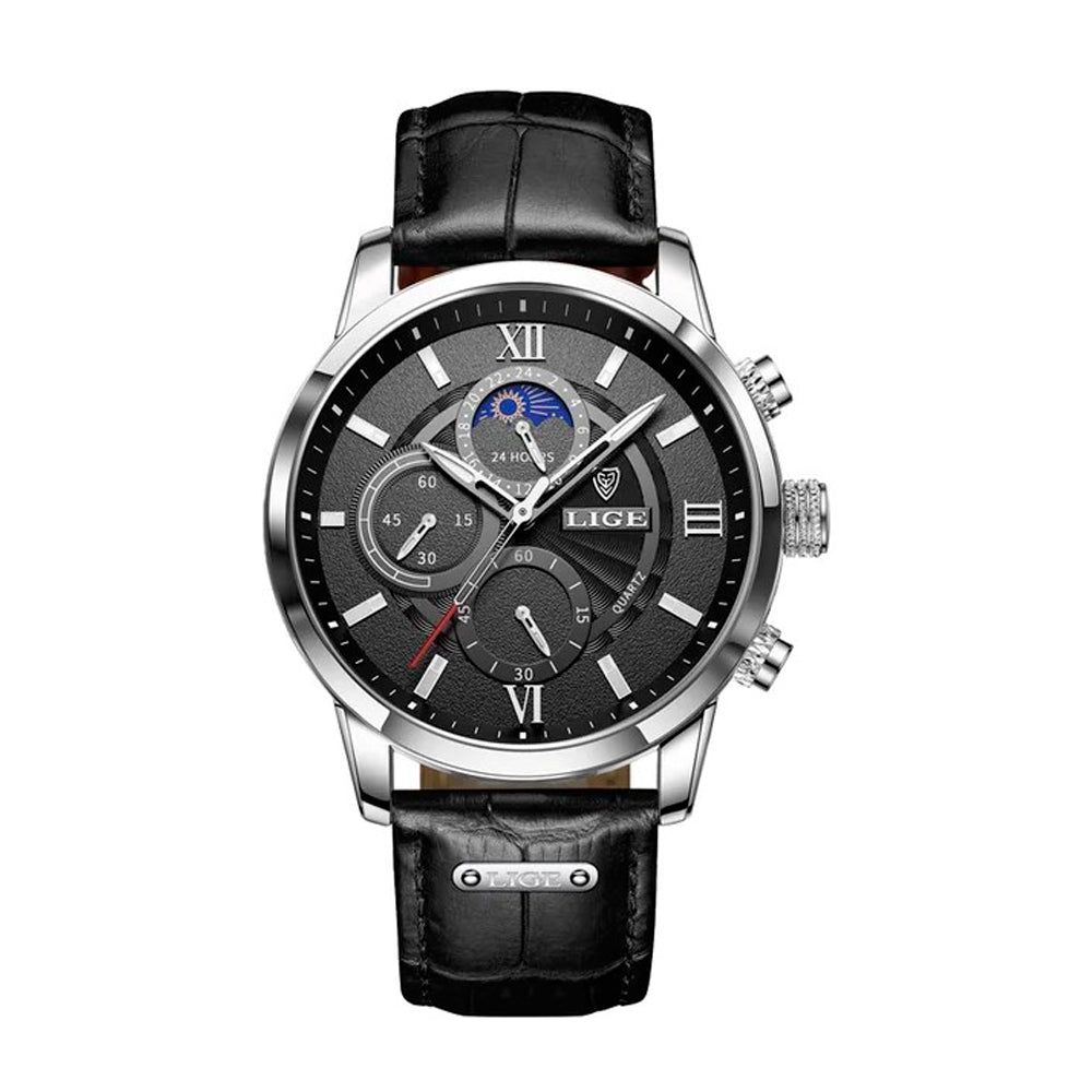 Veltic Men's Classy Watch with Leather Strap - Veltic