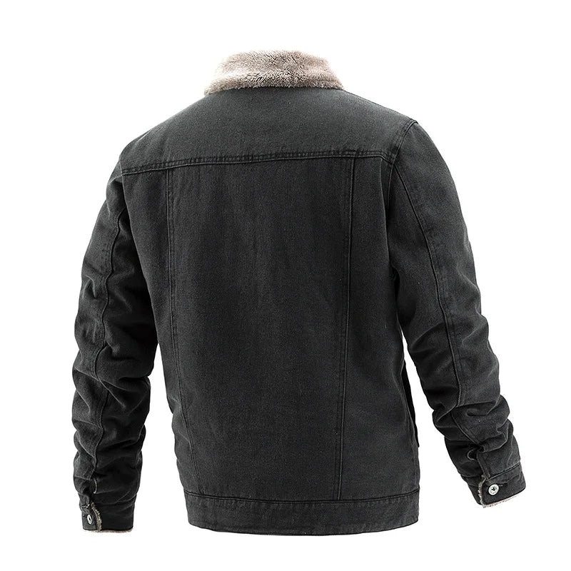 Men's Lined Denim Jacket Savoy - Veltic