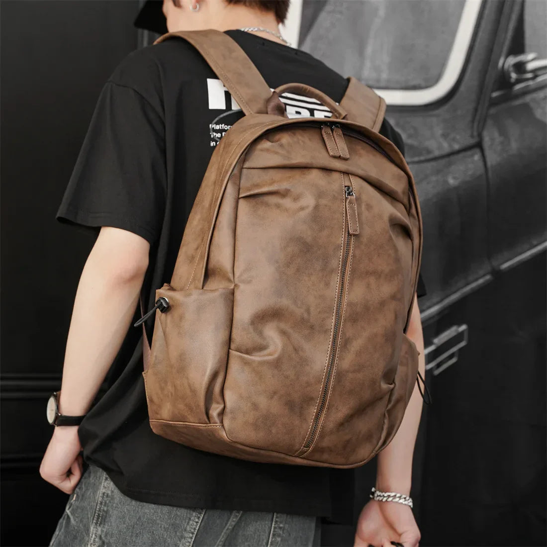 Veltic Executive Leather Backpack Amsterdam - Veltic