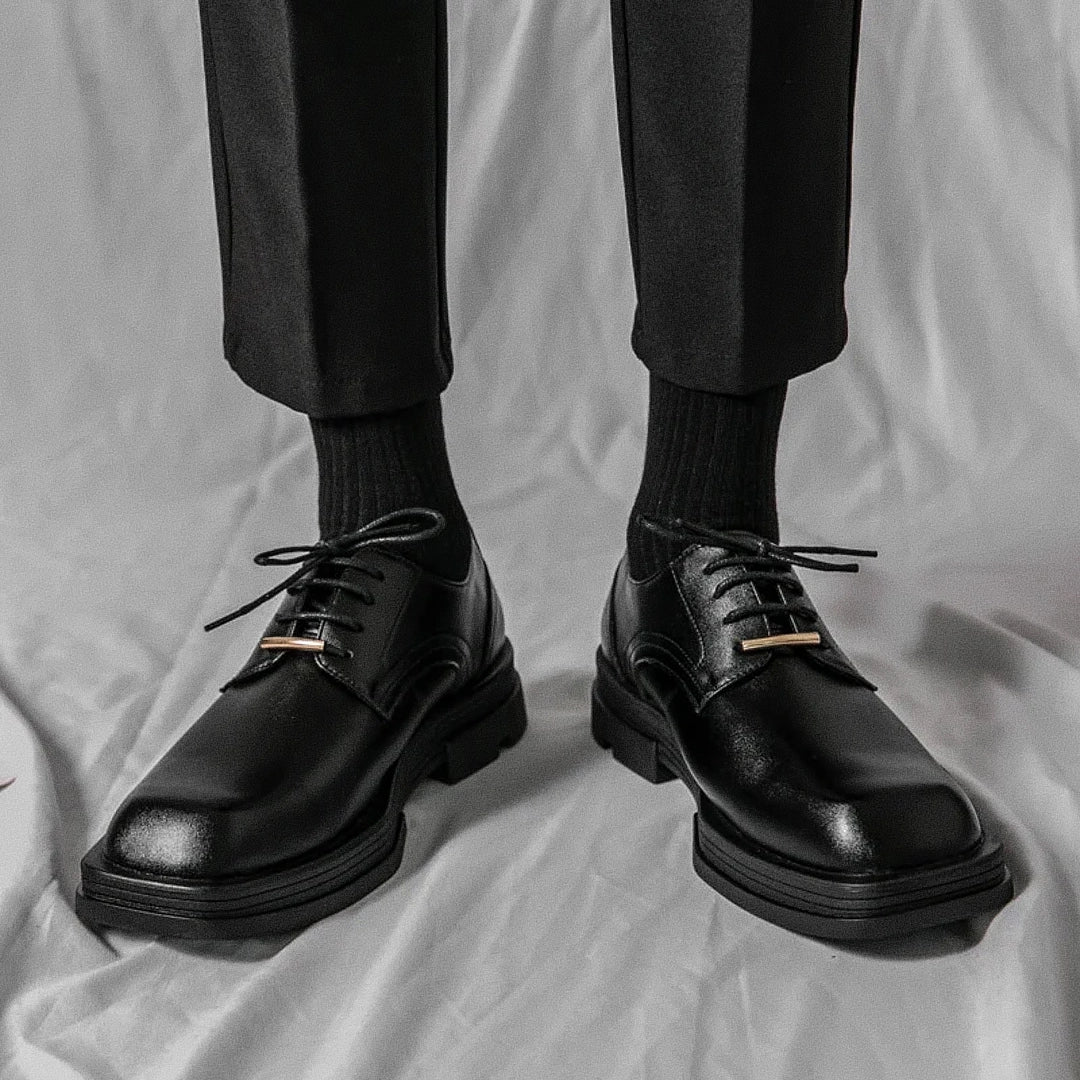 Men's Structured Derby Málaga Shoes - Veltic