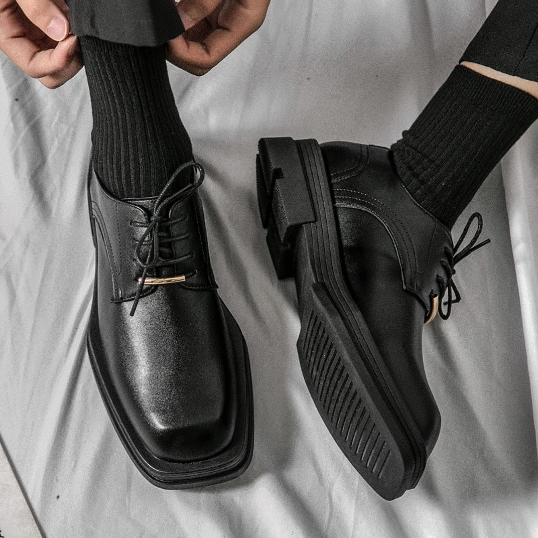 Men's Structured Derby Málaga Shoes - Veltic