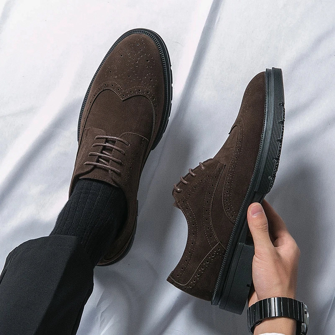 Men's Derby Shoes with Elevated Lug Sole Vigo - Veltic