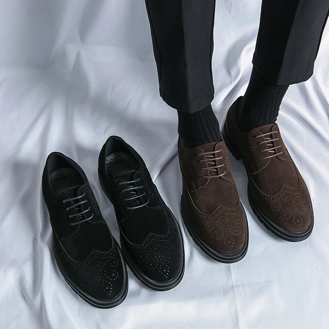 Men's Derby Shoes with Elevated Lug Sole Vigo - Veltic