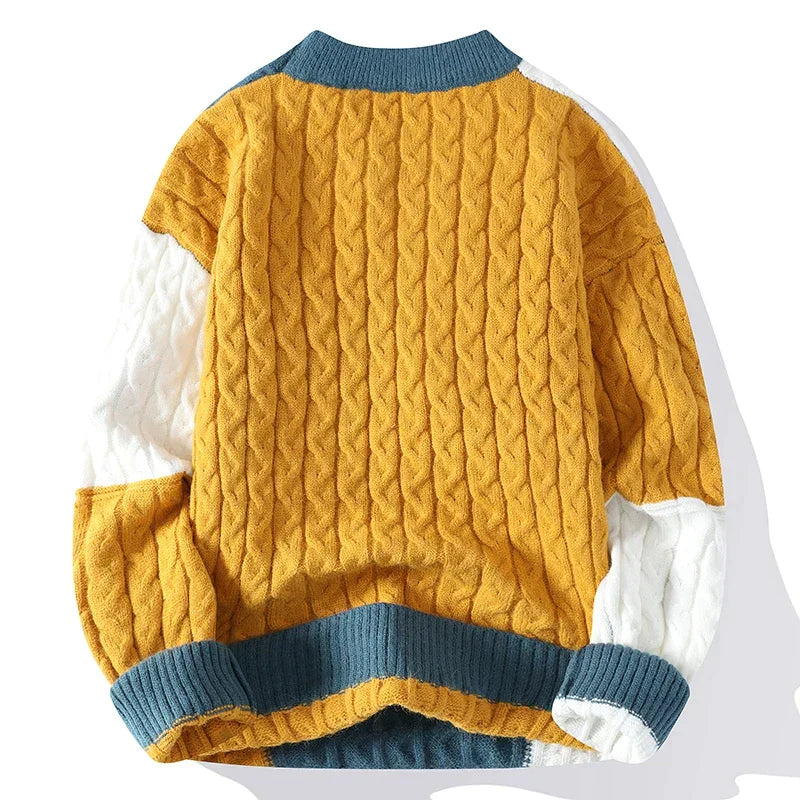 Veltic Men's Casual Lightweight Knit Sweater Street - Veltic
