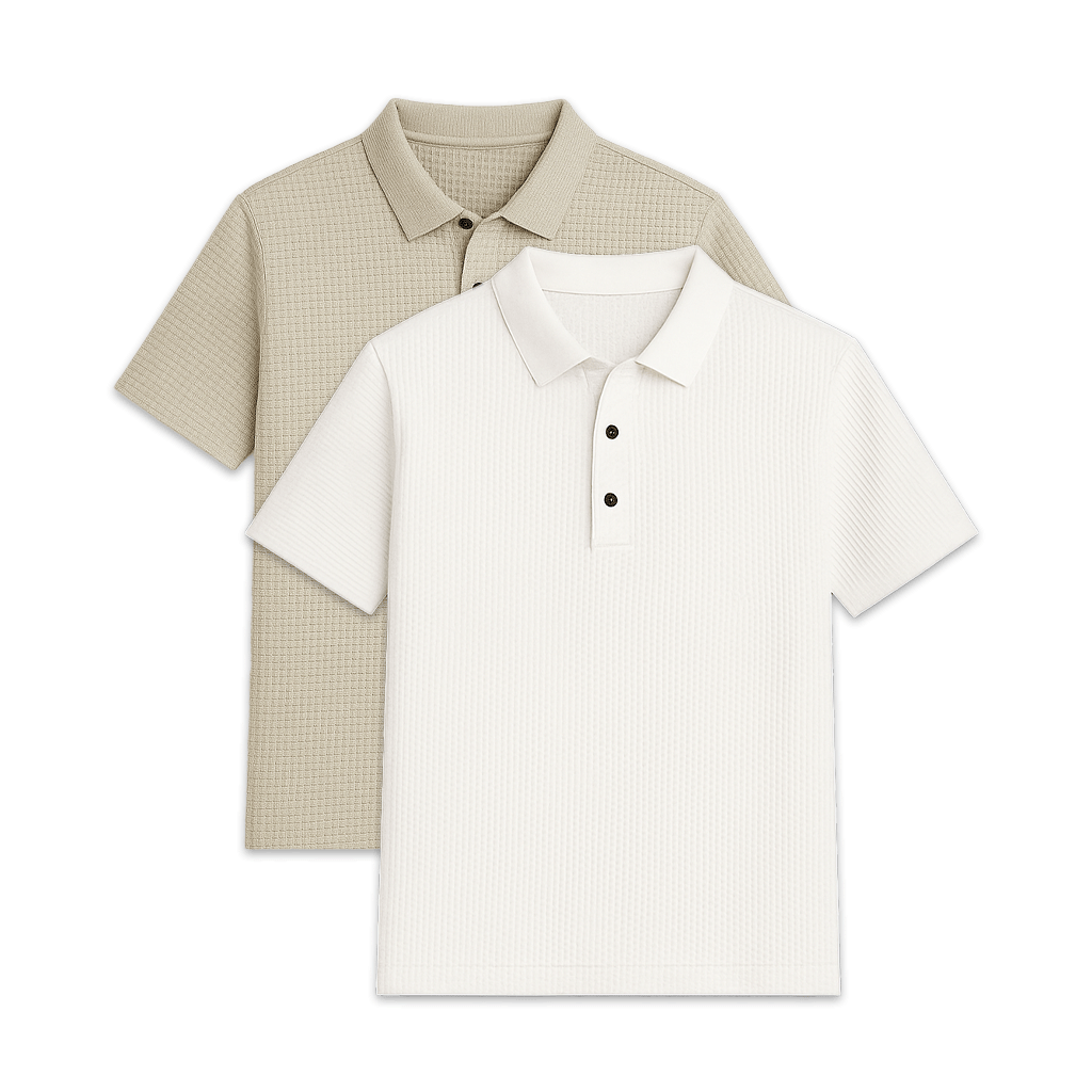 Set of 2 Premium Tech Polo Shirts - Veltic