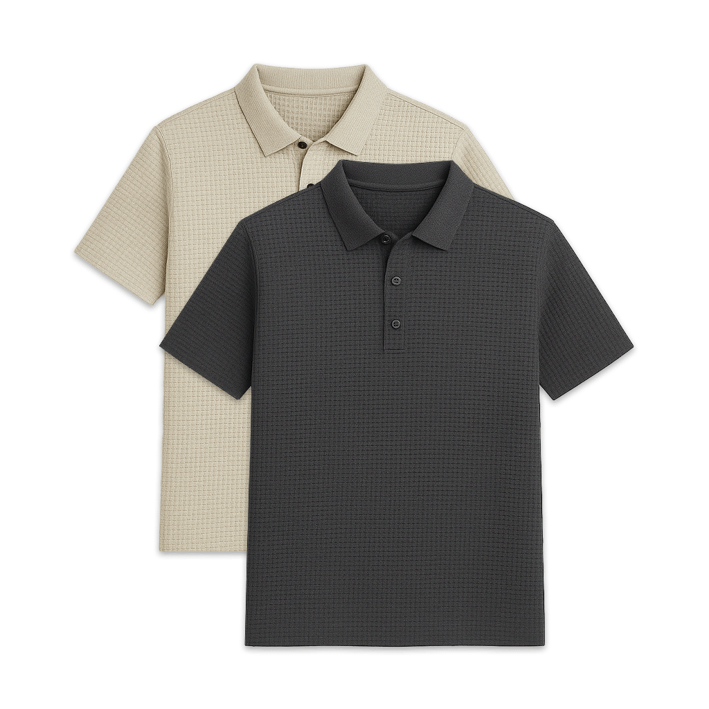Set of 2 Premium Tech Polo Shirts - Veltic