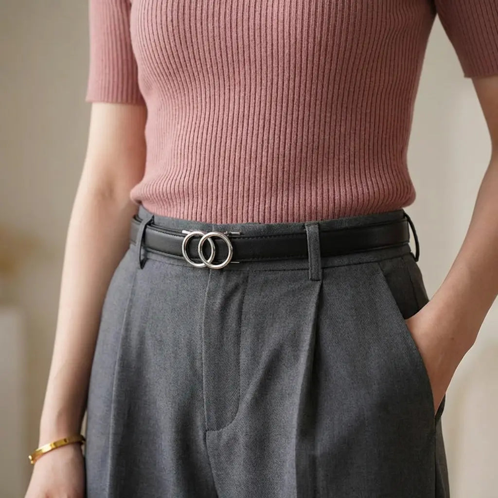 Veltic Belt | Silver-Black