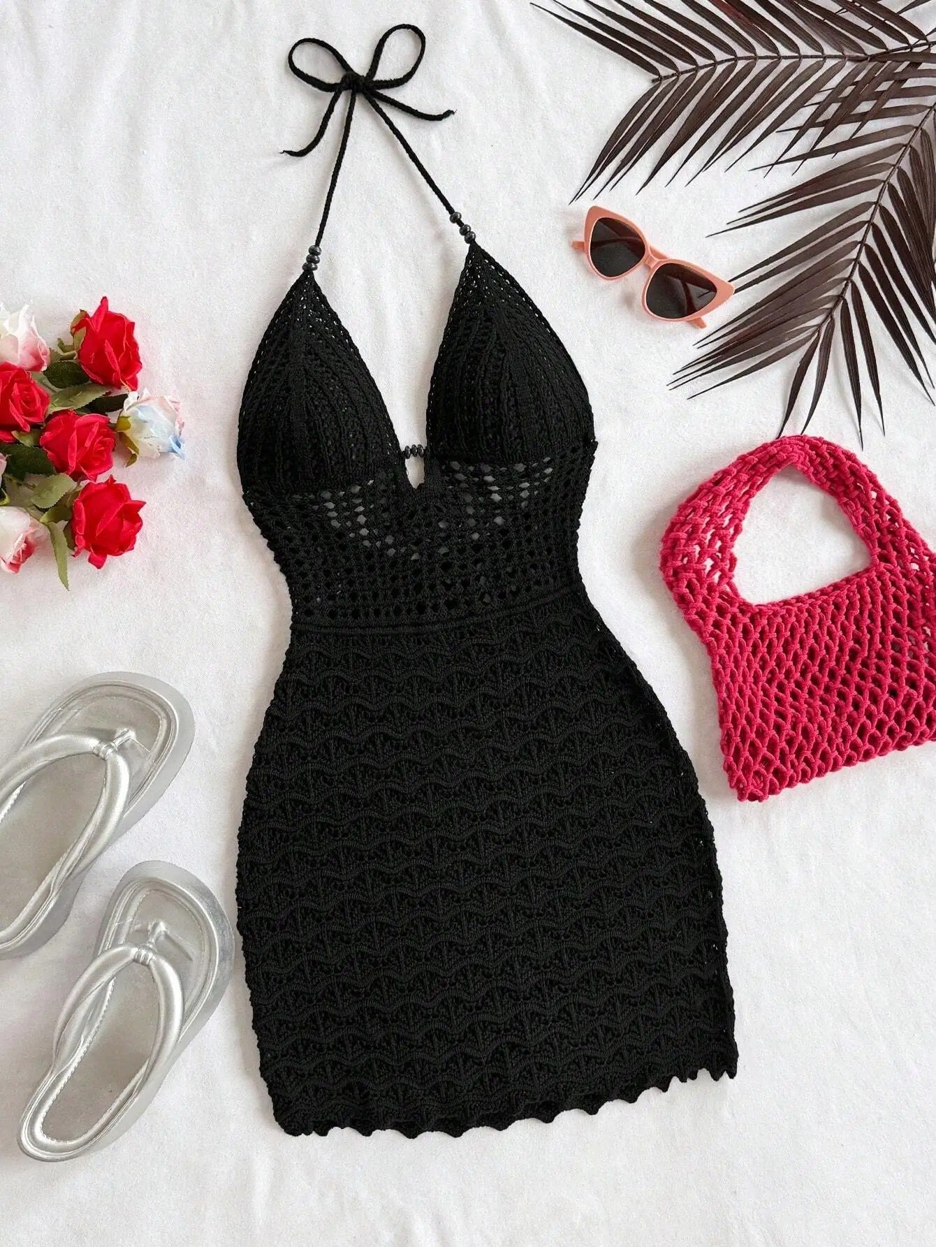Veltic Ibiza Crochet Women's Dress