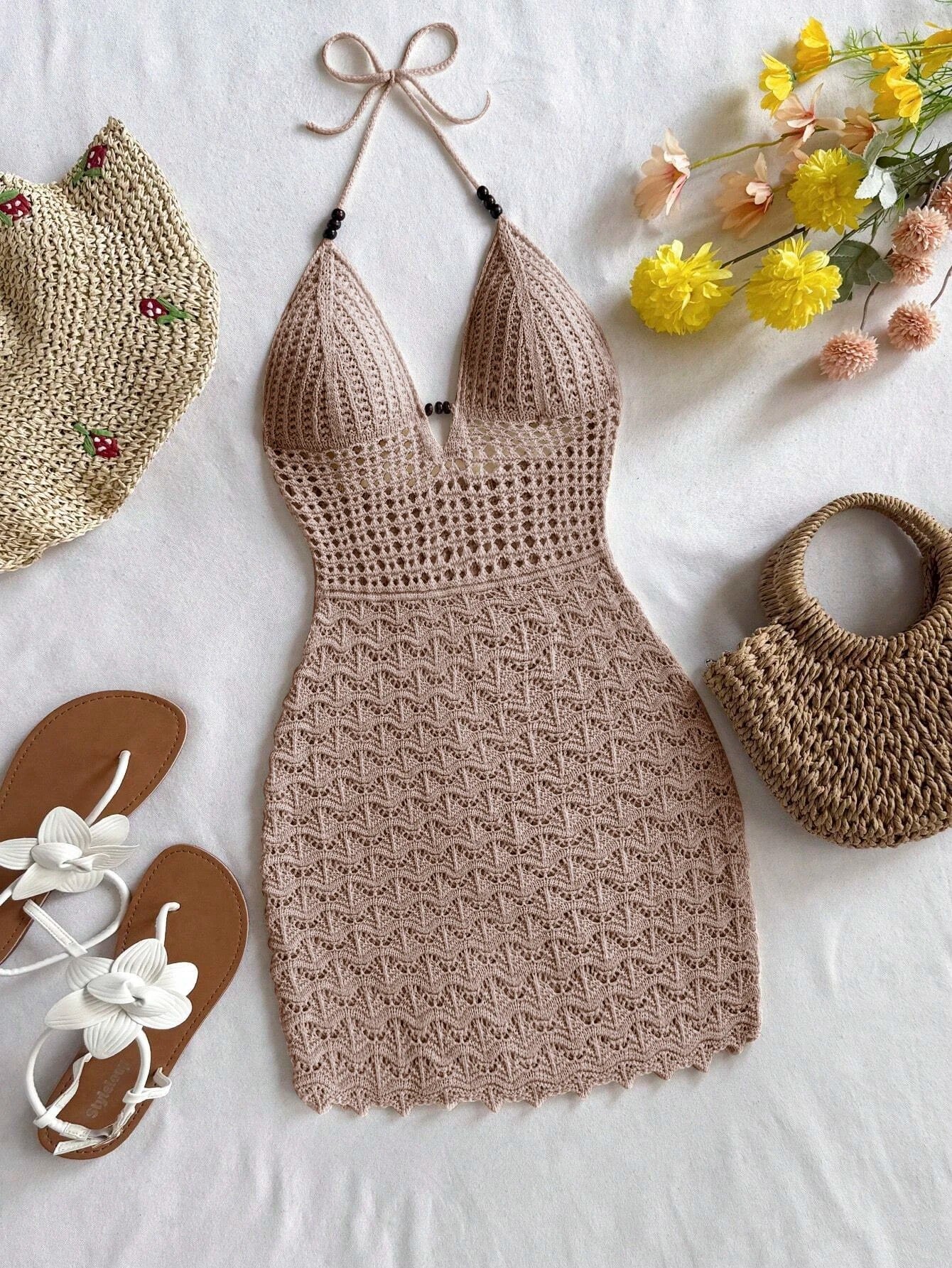 Veltic Ibiza Crochet Women's Dress