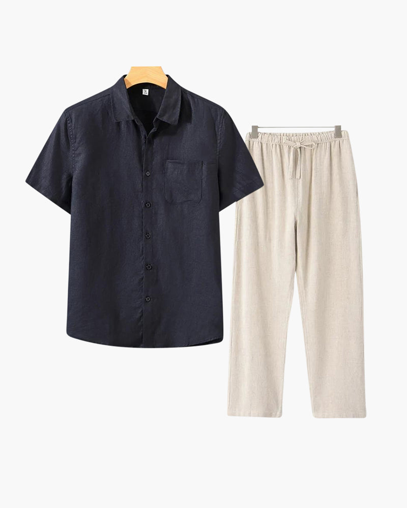 Veltic Positano Men's Linen Set