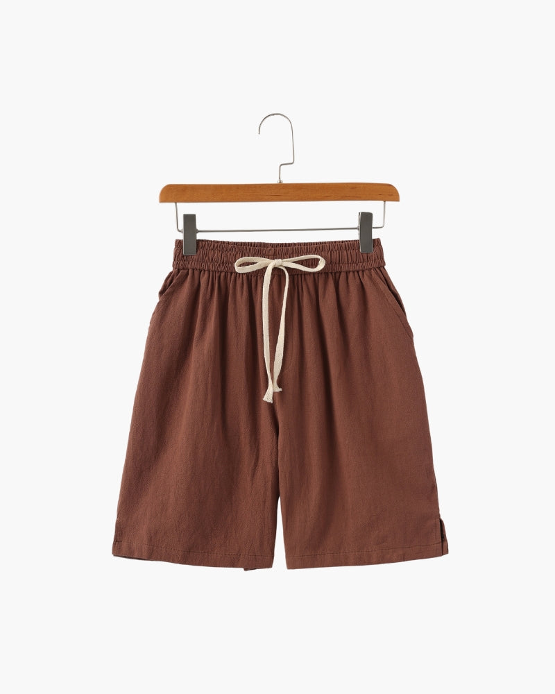 Veltic Positano Men's Linen and Cotton Shorts