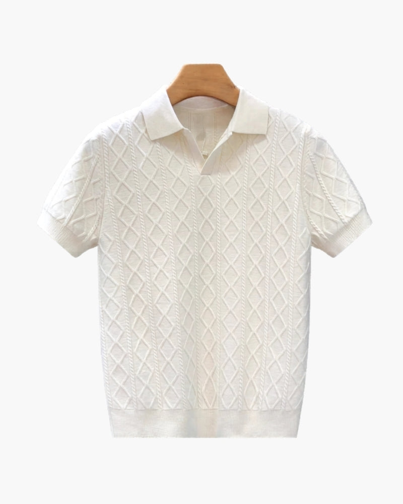 Veltic Treviso Men's Knit Polo Shirt