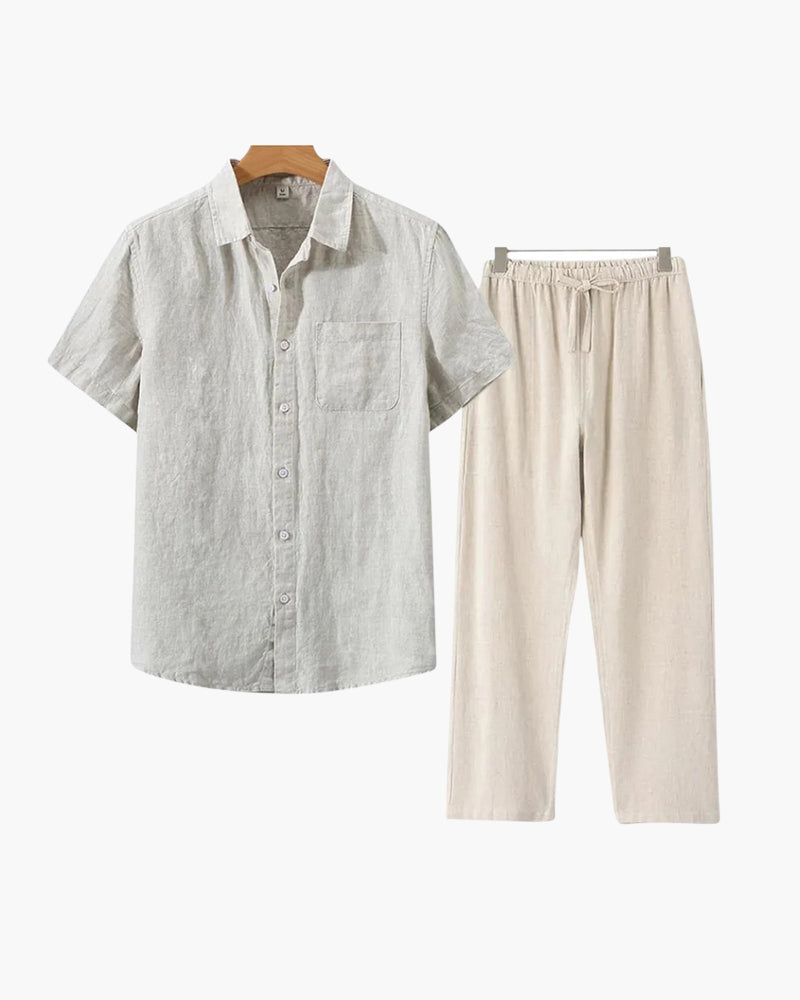 Veltic Positano Men's Linen Set