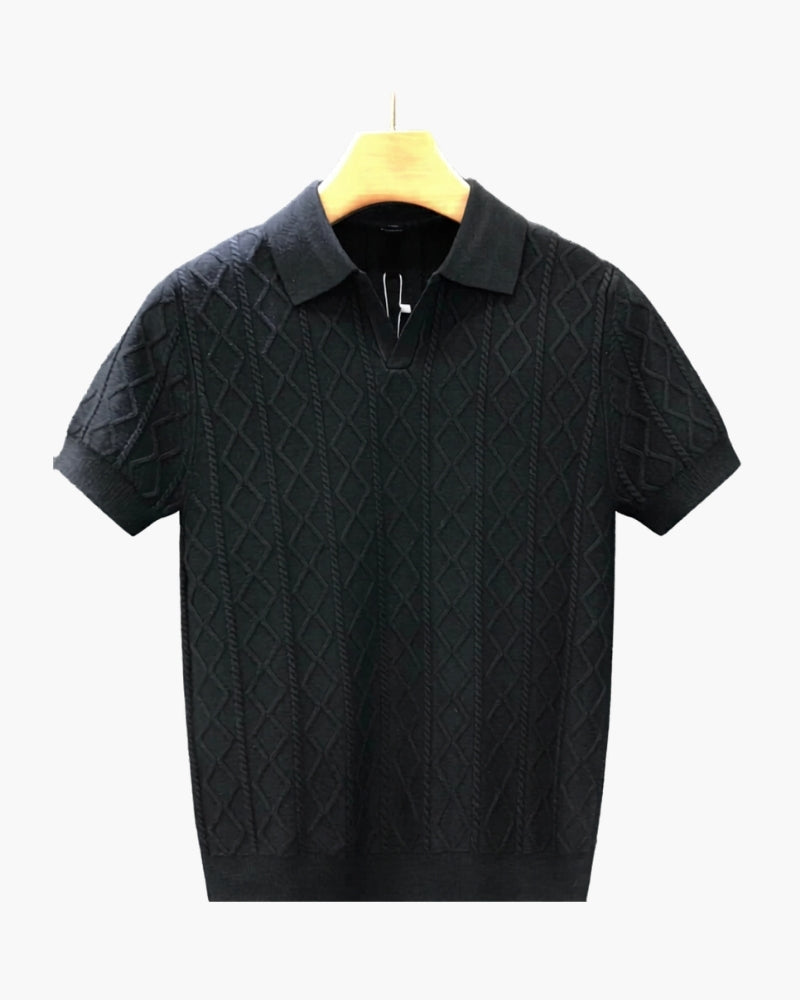 Veltic Treviso Men's Knit Polo Shirt