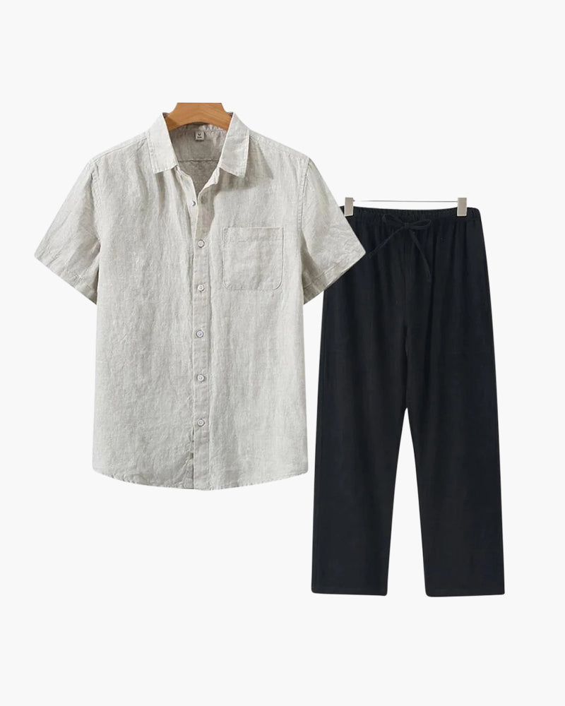 Veltic Positano Men's Linen Set