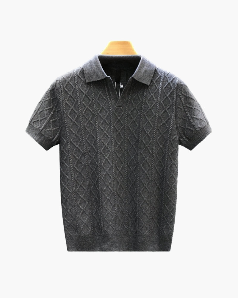 Veltic Treviso Men's Knit Polo Shirt