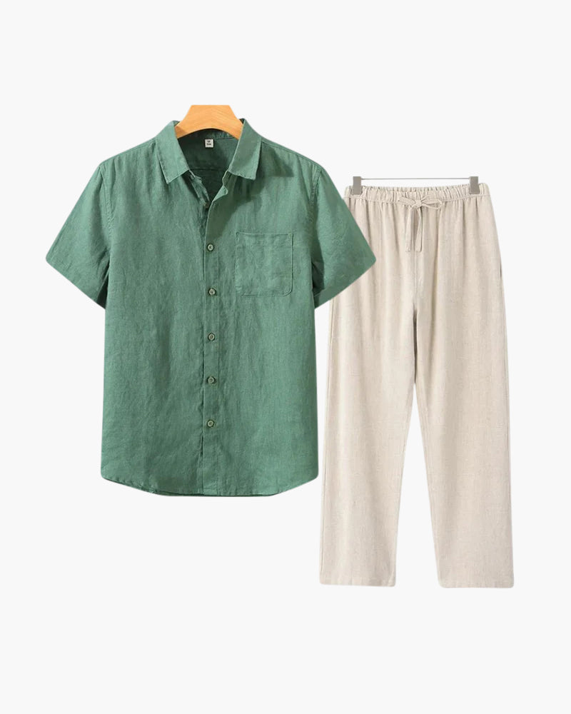 Veltic Positano Men's Linen Set