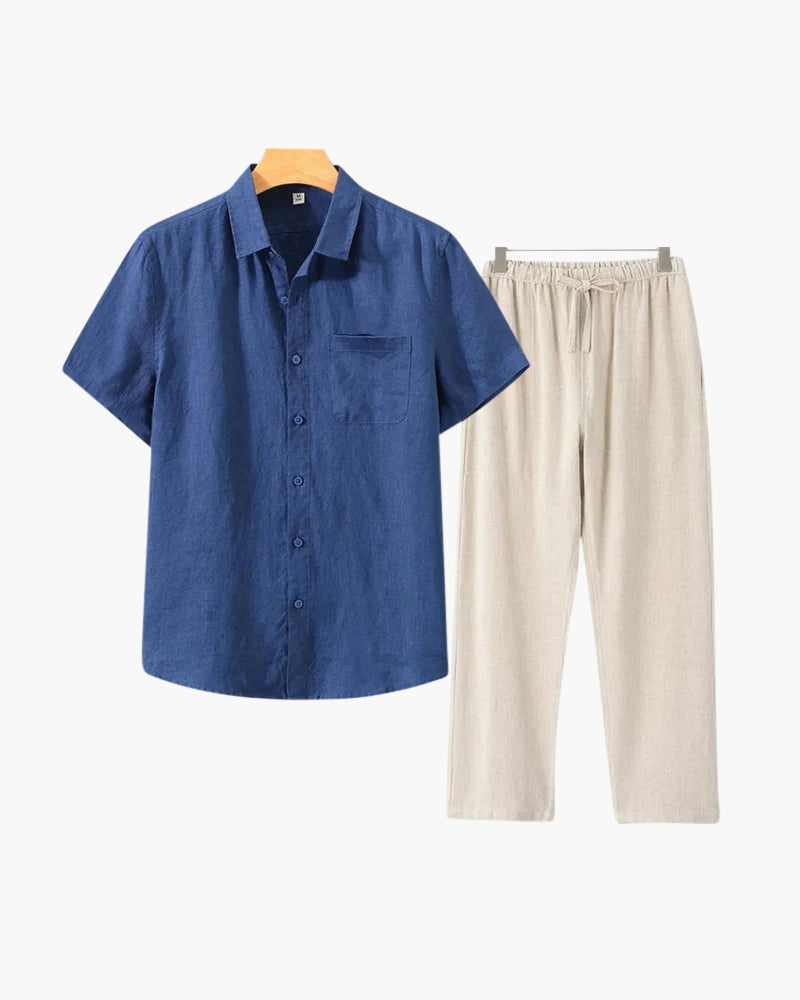 Veltic Positano Men's Linen Set