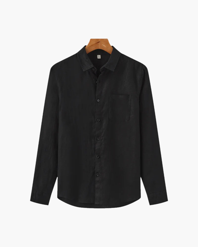 Veltic Saluzzo Men's Linen Shirt
